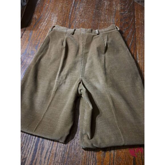Vintage Size 6 Corbin Threads Brown Corduroy Pants w Pockets Made USA High Rise - Picture 3 of 3